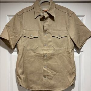 Freenote cloth Men's Short Sleeve Button Down Shirt